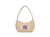 MLB MONOGRAM HOBO BAG NEW YORK YANKEES BEIGE