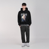 ADLV DTP WINDOW SEAT BABY FACE HOODIE BLACK