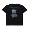 ADLV Fuzzy Bear Short Sleeve T-Shirt Black