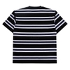 ADLV SCRIPT LOGO STRIPE SHORT SLEEVE T-SHIRT BLACK