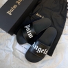 PALM ANGELS LOGO PRINT SLIDES