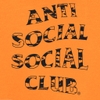 Anti Social Social Club Country Hoodie Orange