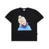 ADLV Baby Face Yellow Bienie Boy Short Sleeve T-Shirt Black