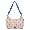 MLB Monogram Jacquard Hobo Bag Boston Red Sox 3ABQL023N-43SAL