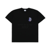 ADLV MINI BABY FACE PURPLE DINOSAUR T-SHIRT BLACK