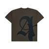 ADLV BIG NEW SYMBOL PRINTING SHORT SLEEVE TSHIRT CACAO