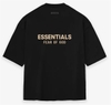 Fear of God Essentials V-neck Tee Fall SS23 Jet Black