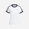 Adidas Adicolor Classics Slim 3-Stripes Tee - White