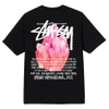 STUSSY REFLECTION TEE BLACK