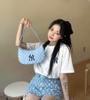 MLB Monogram Hobo Bag New York Yankees Blue