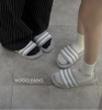 Adilette Aqua Grey Slide