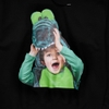 ADLV BABY FACE CROCODILE DOLL HOODIE BLACK