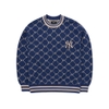 MLB Diamond Monogram Jacquard Overfit Sweatshirt New York Yankees