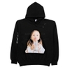 ADLV BABY FACE MILK GIRL HOODIE BLACK