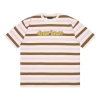 Drew House cartoon Font SS Tee Neopolitan Stripe