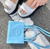 Telfar Small Pool Blue Shopping Bag Size S