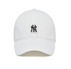 MLB Basic Wappen Unstructured Ball Cap NY White 3ACP7802N-50WHS