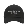 ADLV BASIC BALL CAP BLACK