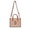 MLB Big Diamond Monogram Jacquard Small Tote Bag Boston Red Sox 3AORS013N-43BRS