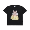 ADLV Baby Face Cat Earplug Short Sleeve Tshirt
