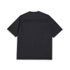 LIFE WORK Pigmented Embroidered Short Sleeve T-shirt (Black)