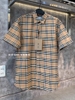 Burberry Short Sleeve Logo Appliqué Vintage Check Shirt