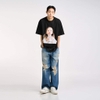 ADLV BABY FACE MILK GIRL SHORT SLEEVE T-SHIRT BLACK