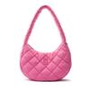MLB Quilted Hobo Bag Cleveland Pink 3ABQM0936-45PKS