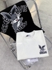 ADLV CARTOON RABBIT SHORT SLEEVE T-SHIRT WHITE