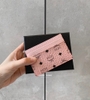 MCM Pink Black Spectrum Diamond Mini Soft Visetos Card Case Holder Wallet