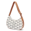 MLB Monogram Jacquard Hobo Bag New York Yankees 3ABQL023N-50CRS