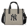 MLB Basic Big Logo Canvas Small Tote Bag 3AORS062N-50BKS