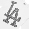 MLB Illusion Mega Overfit T-Shirt LA Dodgers White