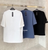 LIFE WORK Hip Dog Applique Short Sleeve T-Shirt Dark Navy LW232TS106