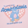 ADLV CHECKERBOARD HEART BEAR SHORT SLEEVE T-SHIRT LIGHT PINK