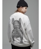 Life Work Sweater Radok Big Logo Short Sleeve SweatShirt White