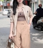 WHOAU Steve Oxford Shirt Beige
