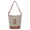 MLB Basic Big Logo Canvas Bucket Bag 3ABMS072N-43BRD