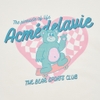 ADLV CHECKERBOARD HEART BEAR SHORT SLEEVE T-SHIRT CREAM