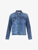 TRUE RELIGION Jimmy relaxed-fit stretch cotton-blend denim jacket