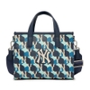 MLB Cube Monogram Small Tote Bag New York Yankees 3AORS022N-50NYD