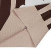 ADLV CLOUD LOGO SHORT SLEEVE KNIT BROWN