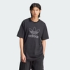 adidas Adicolor Outline Trefoil Tee - Black IU2347