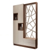VÁCH TRANG TRÍ GỖ CÔNG NGHIỆP MDF TÍCH HỢP TỦ HIỆN ĐẠI - VCNC 17
