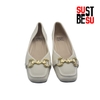 Giày bệt nữ màu trắng SubetsSu 511-5675