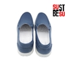 Giày lười nam màu xanh navy SubestSu 854-9039