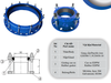 Đai khởi thủy gang cầu D32-D1200