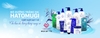 Nước hoa hồng Kumano Reihaku Hatomugi chiết xuất ý dĩ dưỡng trắng da 500ml