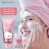Sữa rửa mặt Shiseido Senka Perfect Whip Collagen In tuýp 120g -Hồng