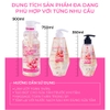 Sữa tắm thơm mịn da jojoba bông hoa Avatar 900ml